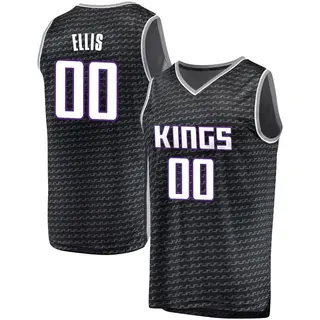 Men's Boogie Ellis Sacramento Kings Black Jersey - Statement Edition - Fast Break