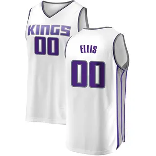 Men's Boogie Ellis Sacramento Kings White Jersey - Association Edition - Fast Break