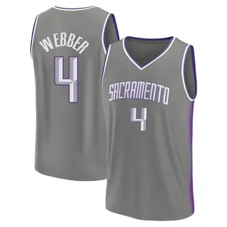 Men's Chris Webber Sacramento Kings Gray 2022/23 City Edition Jersey - Fast Break