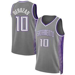 Men's DeMar DeRozan Sacramento Kings Anthracite 2022/23 City Edition Jersey - Swingman