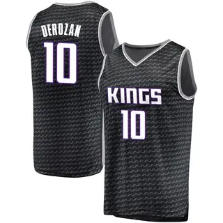 Men's DeMar DeRozan Sacramento Kings Black Jersey - Statement Edition - Fast Break