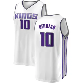 Men's DeMar DeRozan Sacramento Kings White Jersey - Association Edition - Fast Break