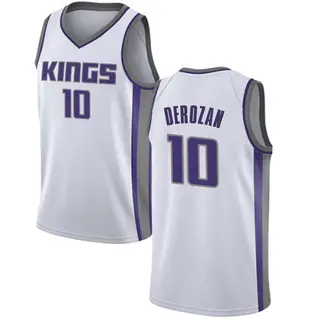 Men's DeMar DeRozan Sacramento Kings White Jersey - Association Edition - Swingman