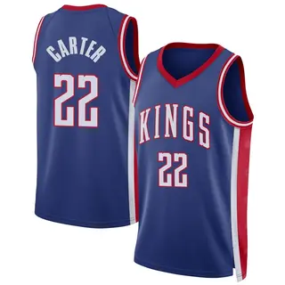 Men's Devin Carter Sacramento Kings Blue 2024/25 City Edition Jersey - Swingman