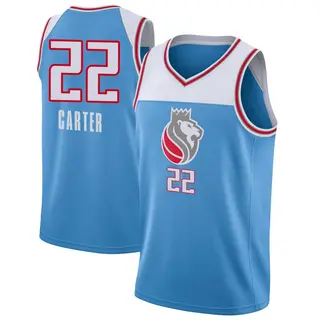 Men's Devin Carter Sacramento Kings Blue Jersey - City Edition - Swingman