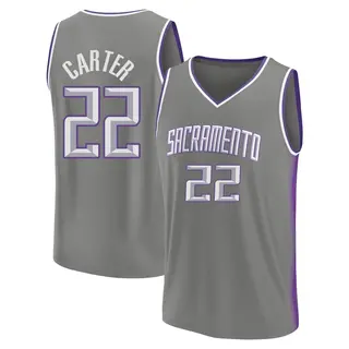 Men's Devin Carter Sacramento Kings Gray 2022/23 City Edition Jersey - Fast Break