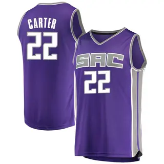 Men's Devin Carter Sacramento Kings Purple Jersey - Icon Edition - Fast Break