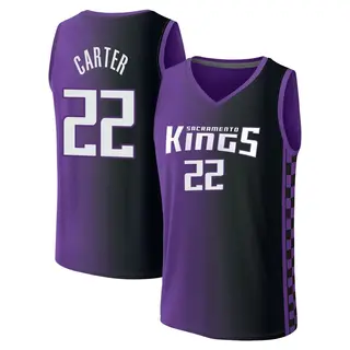 Men's Devin Carter Sacramento Kings Purple Statement Edition 2022/23 Jersey - Fast Break