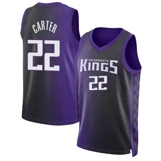 Men's Devin Carter Sacramento Kings Purple Statement Edition 2022/23 Jersey - Swingman