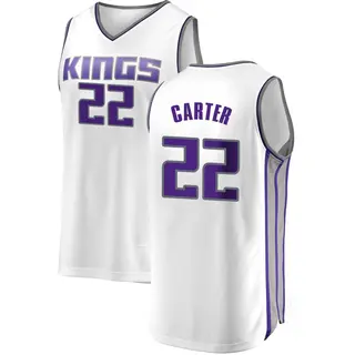 Men's Devin Carter Sacramento Kings White Jersey - Association Edition - Fast Break