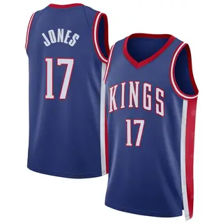 Men's Isaac Jones Sacramento Kings Blue 2024/25 City Edition Jersey - Swingman