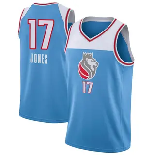 Men's Isaac Jones Sacramento Kings Blue Jersey - City Edition - Swingman