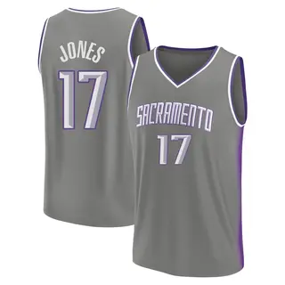 Men's Isaac Jones Sacramento Kings Gray 2022/23 City Edition Jersey - Fast Break