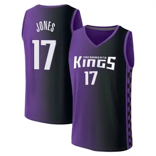 Men's Isaac Jones Sacramento Kings Purple Statement Edition 2022/23 Jersey - Fast Break