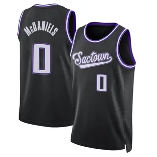 Men's Jalen McDaniels Sacramento Kings Black 2021/22 Icon Edition Jersey - Swingman