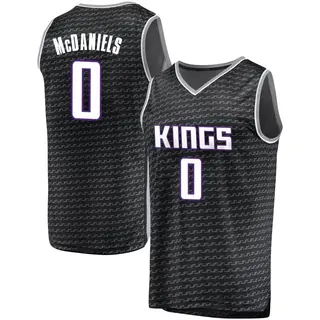 Men's Jalen McDaniels Sacramento Kings Black Jersey - Statement Edition - Fast Break