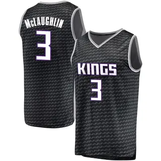 Men's Jordan McLaughlin Sacramento Kings Black Jersey - Statement Edition - Fast Break