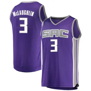 Men's Jordan McLaughlin Sacramento Kings Purple Jersey - Icon Edition - Fast Break