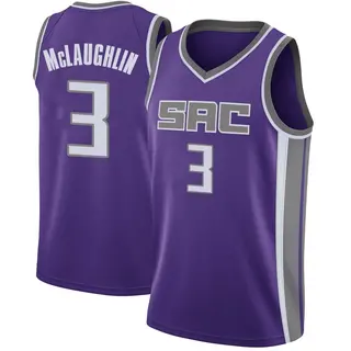 Men's Jordan McLaughlin Sacramento Kings Purple Jersey - Icon Edition - Swingman