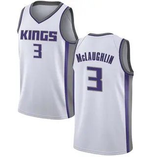 Men's Jordan McLaughlin Sacramento Kings White Jersey - Association Edition - Swingman