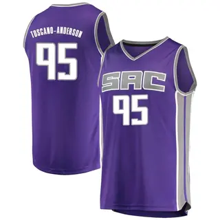 Men's Juan Toscano-Anderson Sacramento Kings Purple Jersey - Icon Edition - Fast Break