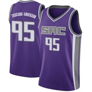 Men's Juan Toscano-Anderson Sacramento Kings Purple Jersey - Icon Edition - Swingman