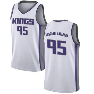 Men's Juan Toscano-Anderson Sacramento Kings White Jersey - Association Edition - Swingman