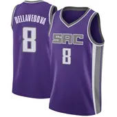 Men's Matthew Dellavedova Sacramento Kings Purple Jersey - Icon Edition - Swingman