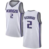 Men's Mitch Richmond Sacramento Kings White Jersey - Association Edition - Swingman