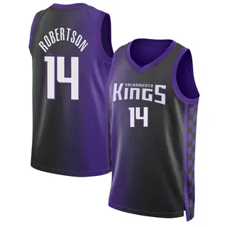 Men's Oscar Robertson Sacramento Kings Purple Statement Edition 2022/23 Jersey - Swingman