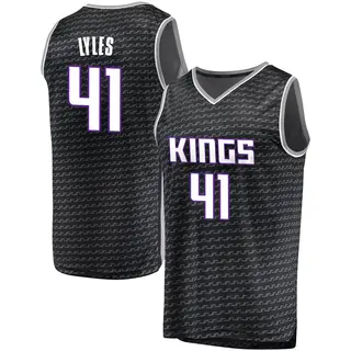 Men's Trey Lyles Sacramento Kings Black Jersey - Statement Edition - Fast Break