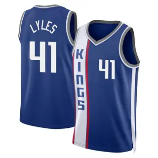 Men's Trey Lyles Sacramento Kings Blue 2023/24 City Edition Jersey - Swingman