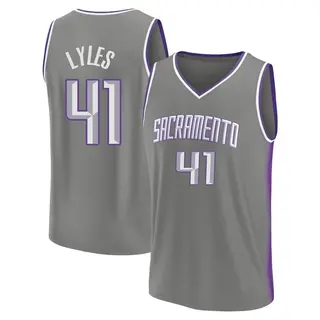 Men's Trey Lyles Sacramento Kings Gray 2022/23 City Edition Jersey - Fast Break