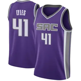 Men's Trey Lyles Sacramento Kings Purple Jersey - Icon Edition - Swingman