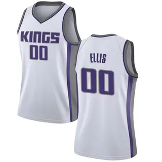 Women's Boogie Ellis Sacramento Kings White Jersey - Association Edition - Swingman