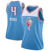 Women's Chris Webber Sacramento Kings Blue Jersey - City Edition - Swingman