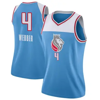 Women's Chris Webber Sacramento Kings Blue Jersey - City Edition - Swingman