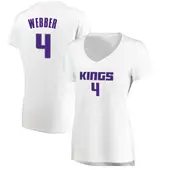 Women's Chris Webber Sacramento Kings White Jersey - Association Edition - Fast Break