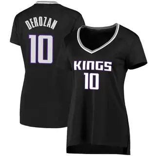 Women's DeMar DeRozan Sacramento Kings Black Jersey - Statement Edition - Fast Break