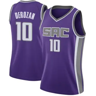 Women's DeMar DeRozan Sacramento Kings Purple Jersey - Icon Edition - Swingman