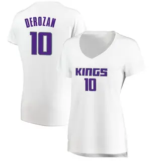 Women's DeMar DeRozan Sacramento Kings White Jersey - Association Edition - Fast Break