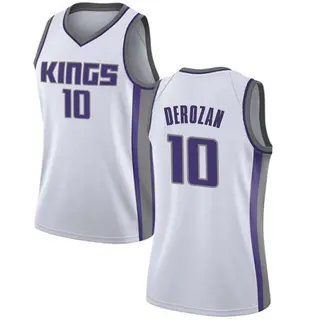 Women's DeMar DeRozan Sacramento Kings White Jersey - Association Edition - Swingman