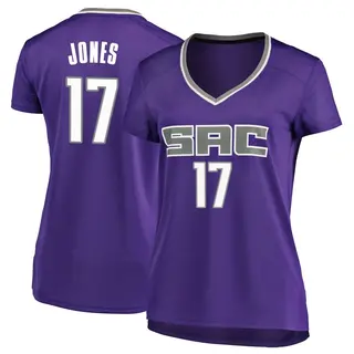 Women's Isaac Jones Sacramento Kings Purple Jersey - Icon Edition - Fast Break