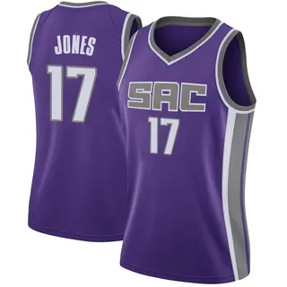 Women's Isaac Jones Sacramento Kings Purple Jersey - Icon Edition - Swingman