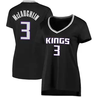 Women's Jordan McLaughlin Sacramento Kings Black Jersey - Statement Edition - Fast Break