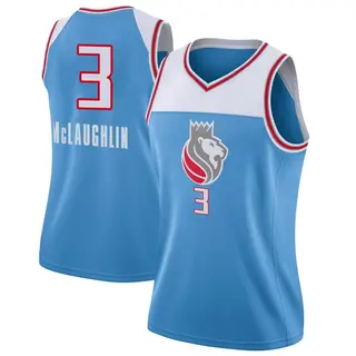 Women's Jordan McLaughlin Sacramento Kings Blue Jersey - City Edition - Swingman