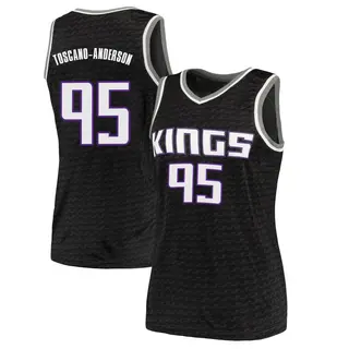 Women's Juan Toscano-Anderson Sacramento Kings Black Jersey - Statement Edition - Swingman