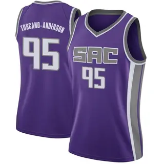 Women's Juan Toscano-Anderson Sacramento Kings Purple Jersey - Icon Edition - Swingman