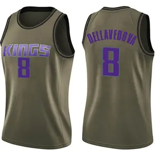 Women's Matthew Dellavedova Sacramento Kings Green Salute to Service Jersey - Swingman