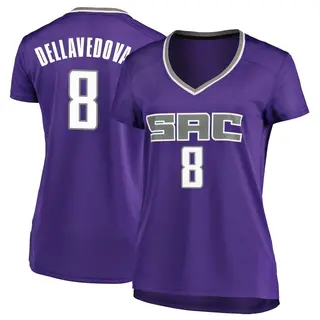 Women's Matthew Dellavedova Sacramento Kings Purple Jersey - Icon Edition - Fast Break